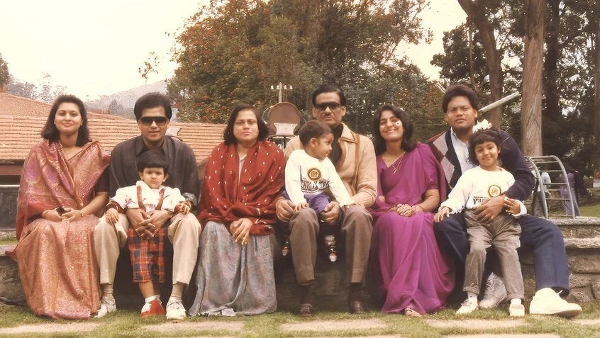 Dadu & Ma with Extended Family
