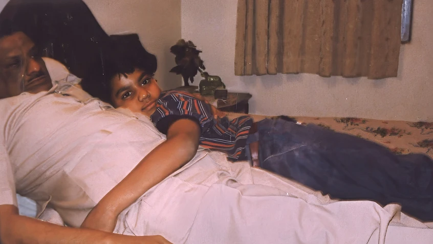 Dadu and Bhaiya Chilling