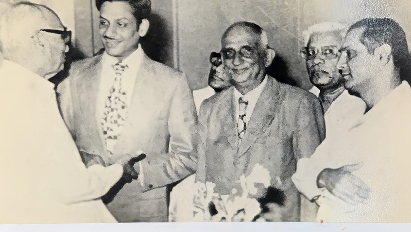 Dadu with Union FM H.M. Patel