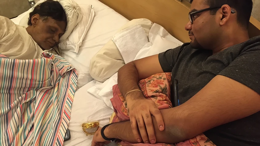 Dadu Resting Peacefully with Aman
