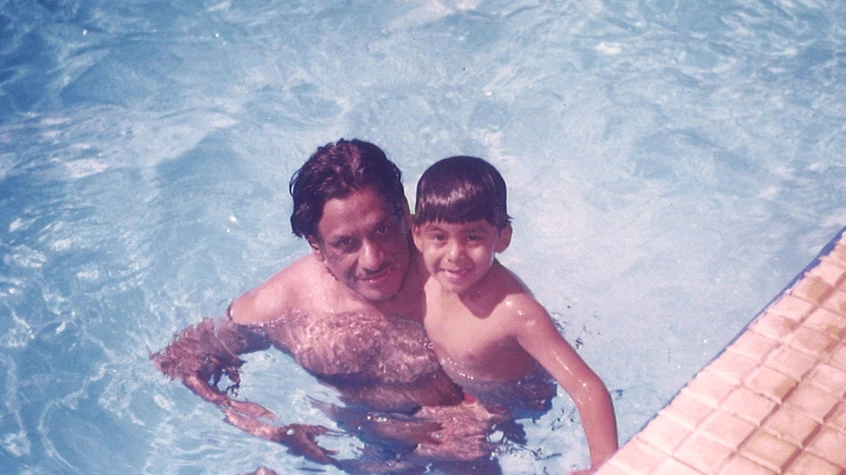 Dadu and Aman's Pool Fun