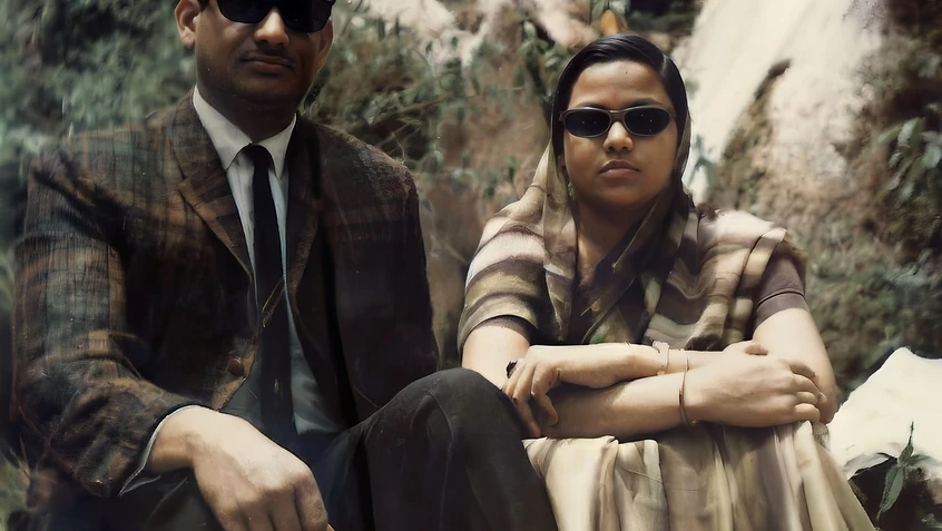Dadu and Ma: Dashing in Sunglasses